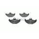 Колодки гальмівні (задні) Renault Laguna I 93-01 (Brembo) (з датчиками)
