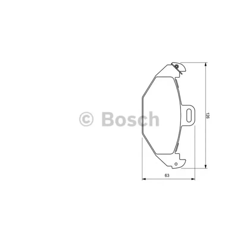 Колодки гальмівні (задні) Renault Laguna I 93-01 (Brembo) (з датчиками)