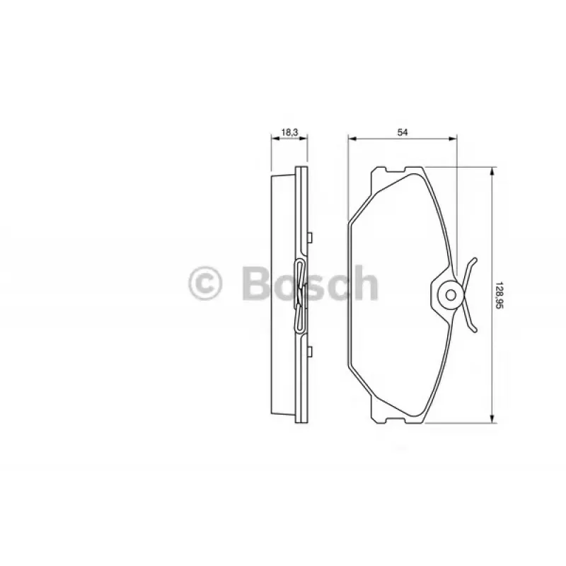 Колодки гальмівні (передні) Renault Clio II 00-09/Laguna 93-01/Megane/Scenic/Safrane 96-03