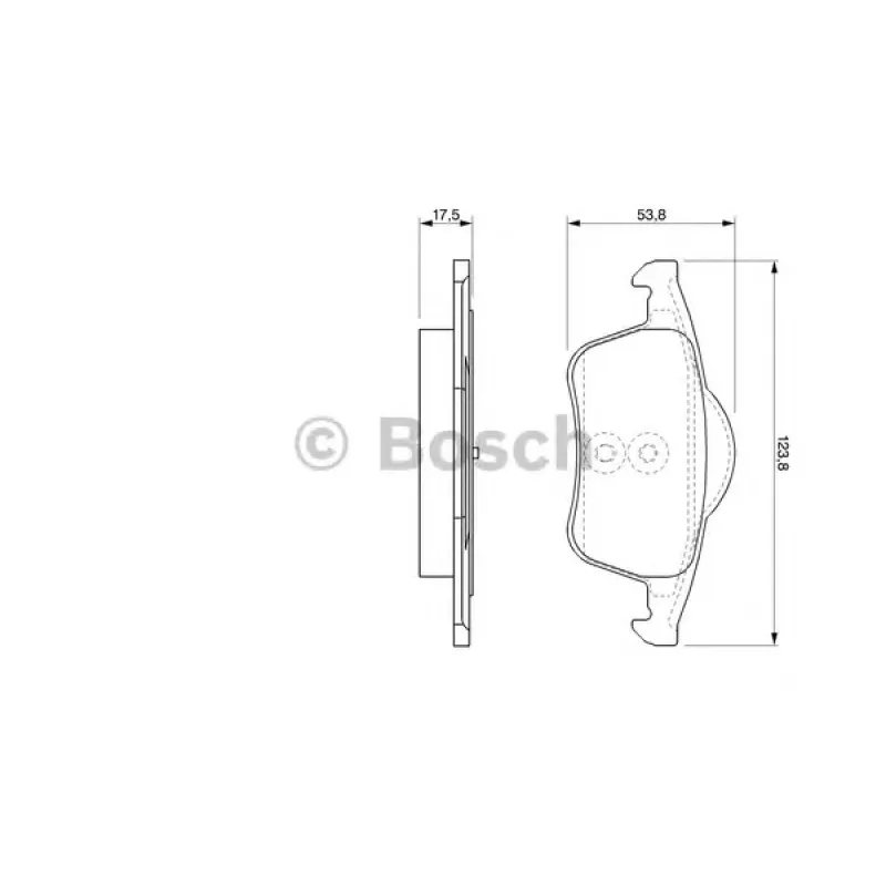 Колодки гальмівні (задні) Volvo S60/S70/S80/V70 96-10 (Ate)