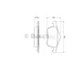 Колодки гальмівні (задні) Volvo S60/S70/S80/V70 96-10 (Ate)