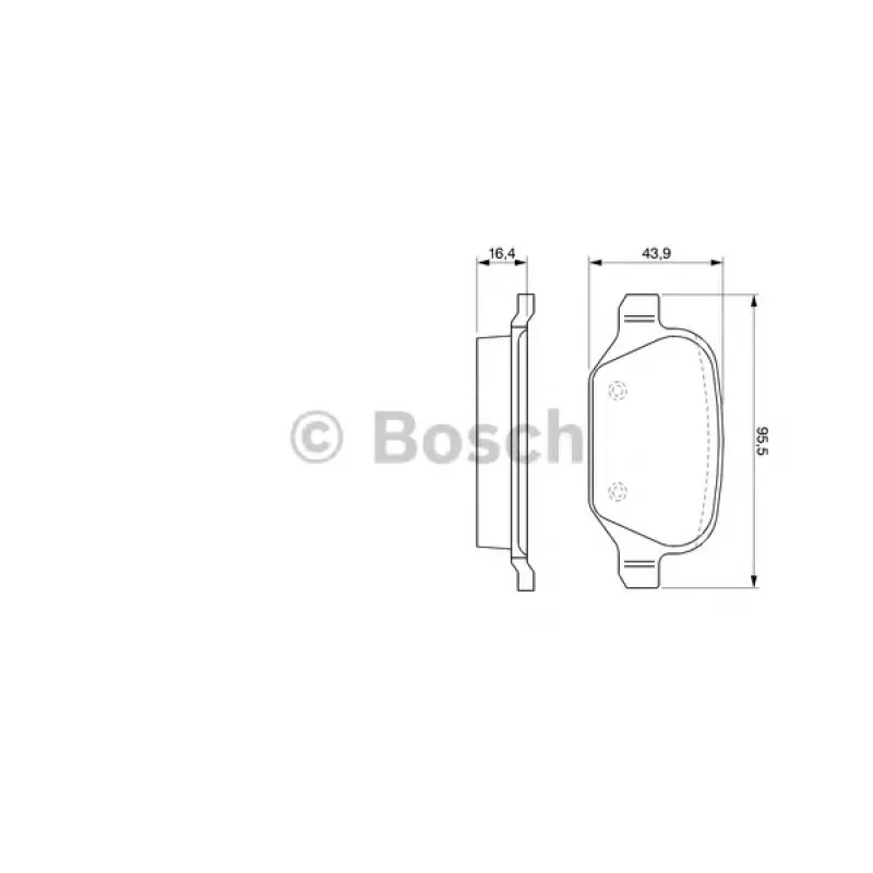 Колодки гальмівні (задні) Alfa Romeo 147/156/Fiat Linea/Lancia Lybra 99-