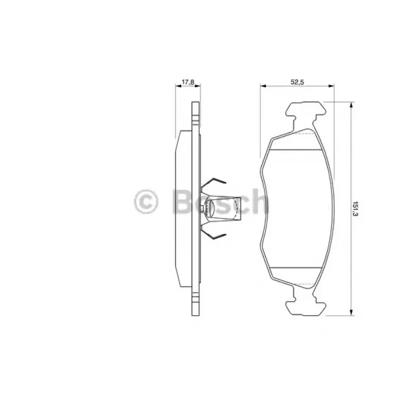 Колодки гальмівні (передні) Fiat Doblo 01-05 (Ate)