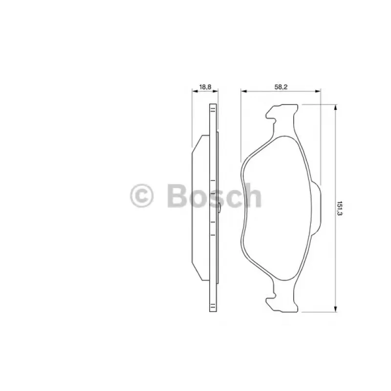 Колодки гальмівні (передні) Ford Fiesta 95-10/Fusion/Ka 02-12/Puma/Mazda 121 96-03/Mazda 2 03-07