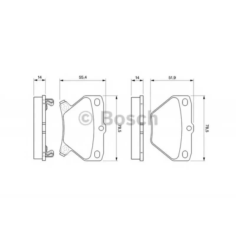 Колодки гальмівні (задні) Toyota Corolla 01-08/Camry 82-86/Yaris/Celica 99-05 (Akebono)