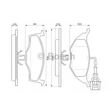 Колодки гальмівні (передні) Audi A2 1.2 TDI (+датчик)