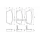 Колодки гальмівні (передні) Chevrolet Cruze 00-08/Subaru Justy 07-/Suzuki Ignis 00-/Nissan Pixo 09-