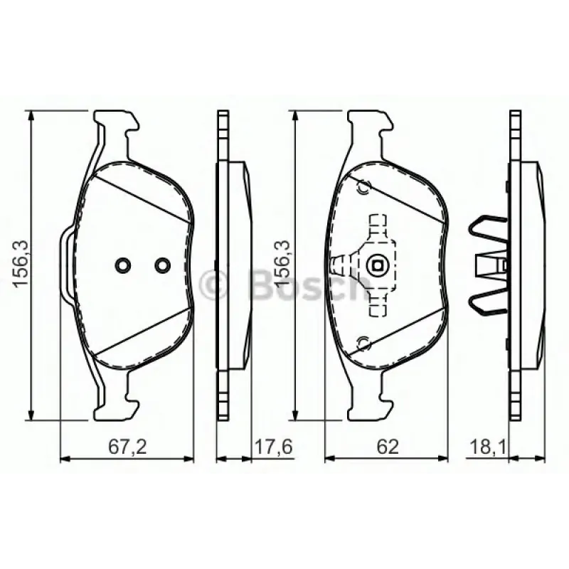 Колодки гальмівні (передні) Ford Connect 02-13 (Ate)