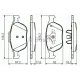 Колодки гальмівні (передні) Ford Connect 02-13 (Ate)