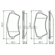 Колодки гальмівні (передні) Land Rover Freelander 98-06 