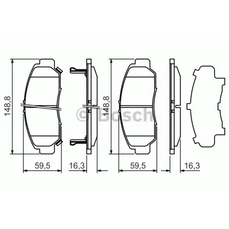 Колодки гальмівні (передні) Honda Accord/Civic 00- (Sumitomo) 