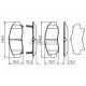Колодки гальмівні (передні) Honda Accord/Civic 00- (Sumitomo) 
