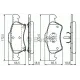 Колодки гальмівні (передні) Chrysler Voyager IV 00-08/Dodge Caravan 00-07 (Ate)
