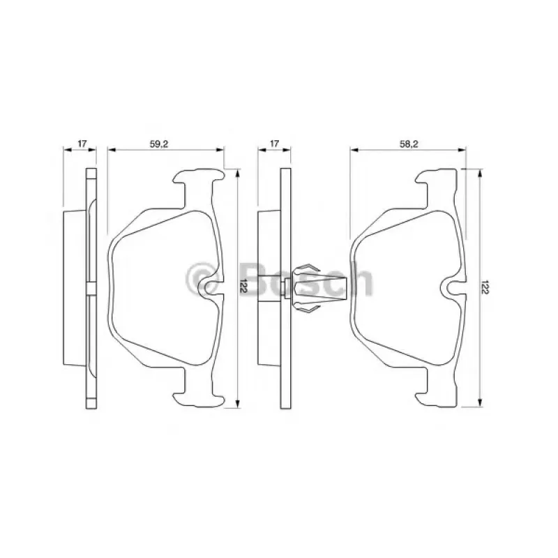 Колодки гальмівні (задні) BMW X5 (E70) 06-13/(F15/F85) 13-18/X6 (E71/E72) 08-14/(F16/F86) 14-19