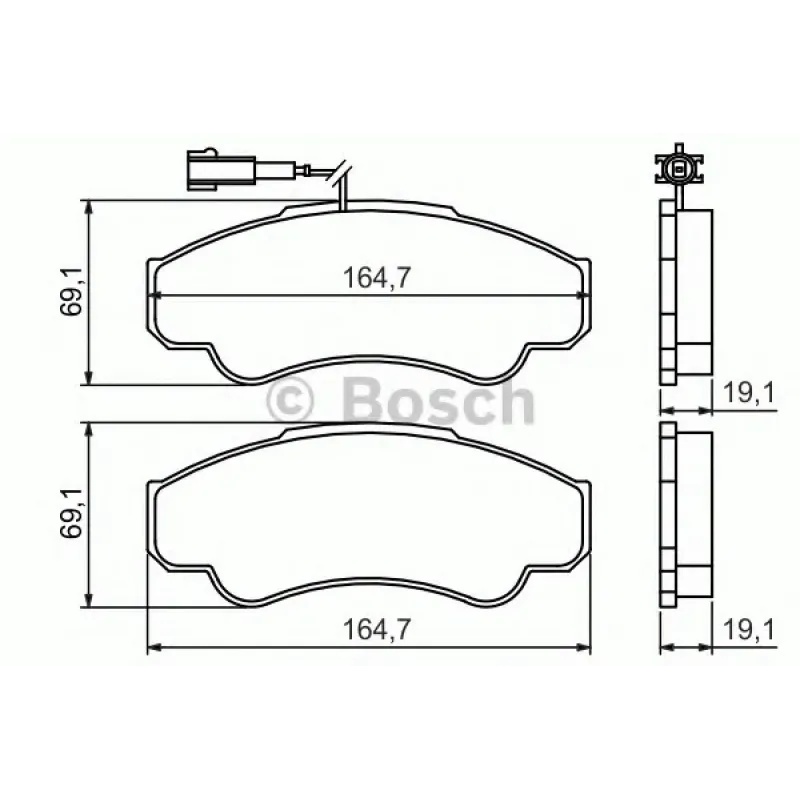 Колодки гальмівні (передні) Citroen Jumper/Fiat Ducato/Peugeot Boxer 02- R16