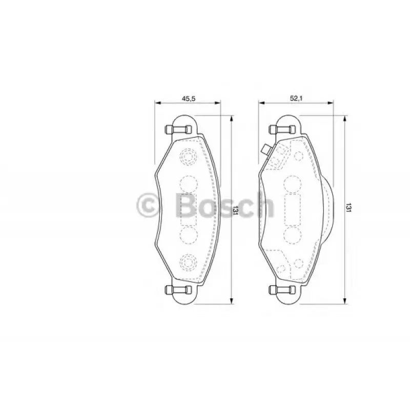 Колодки гальмівні (передні) Toyota Yaris 01-05
