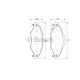 Колодки гальмівні (передні) Toyota Yaris 01-05