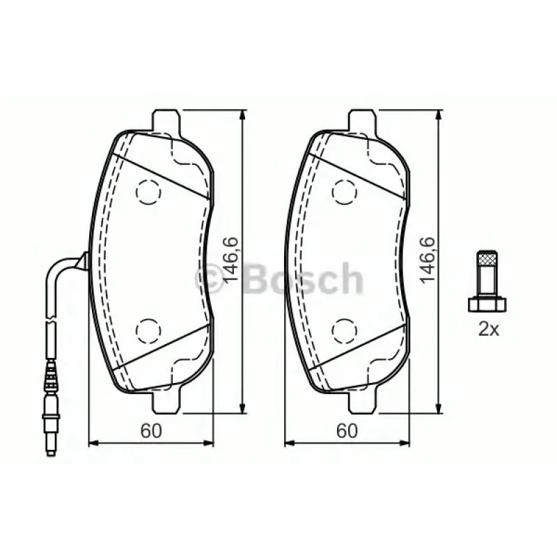 Колодки гальмівні (передні) Citroen C8 02-/Jumpy/Fiat Scudo/Peugeot Expert 95-06/807 02- (+датчики)