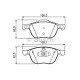 Комплект гальмівних колодок (передніх) Ford Focus II-III/Kuga/Connect/Mazda 3/5/Volvo C30/C70/S40 03-