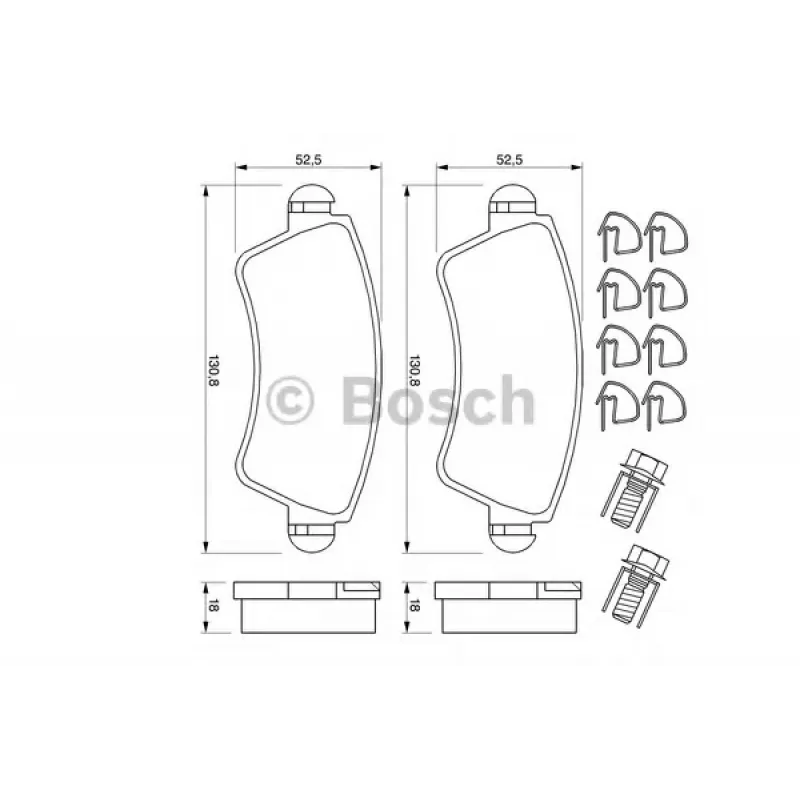 Колодки гальмівні (передні) Citroen Xsara 98-04/Peugeot 206 99-