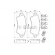 Колодки гальмівні (передні) Citroen Xsara 98-04/Peugeot 206 99-