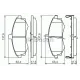 Колодки гальмівні (передні) Hyundai Elantra 00-06/Matrix 01-10/Kia Cerato 04-09