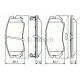 Колодки гальмівні (передні) Hyundai Sonata/Elantra 01-11/ix20 10-/Tucson/Kia Sportage/Carens 04-