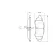 Колодки гальмівні (передні) Chevrolet Aveo/Daewoo Kalos 1.2-1.6 02-
