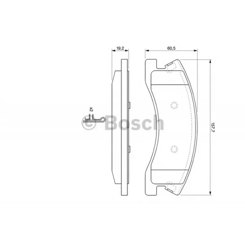 Колодки гальмівні (передні) Jeep Grand Cherokee II 99-05