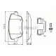 Колодки гальмівні (передні) Seat Cordoba/Ibiza IV/VW Polo/Skoda Fabia 99-15/Roomster 06-15