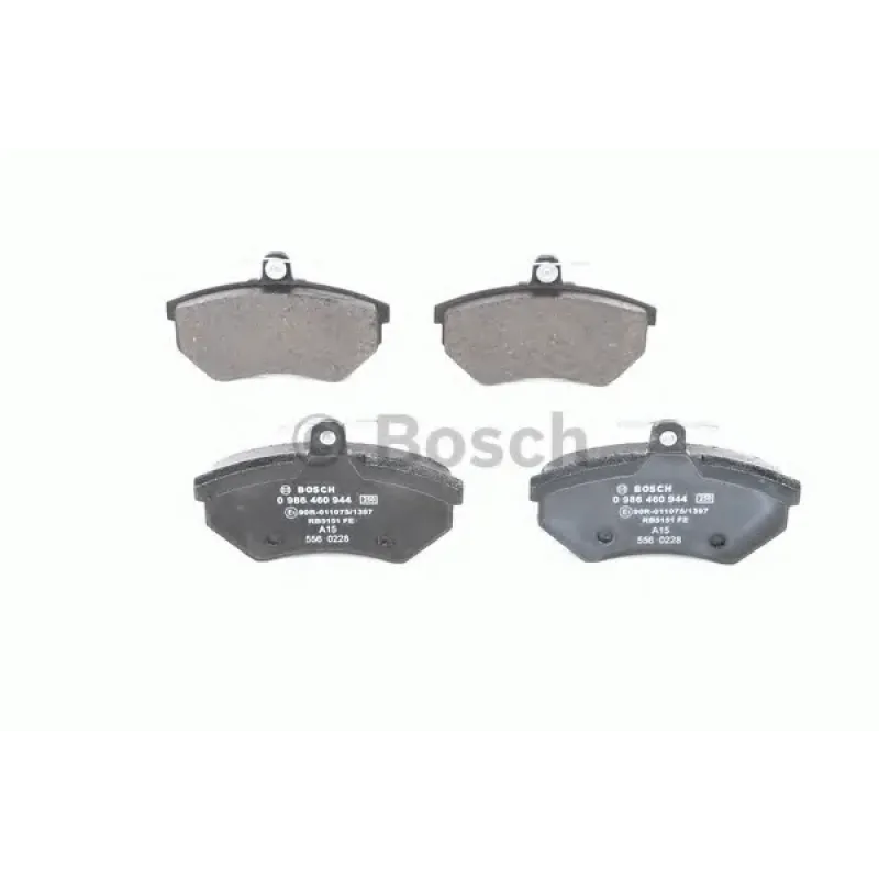 Колодки гальмівні (передні) Audi A4 95-01/VW Golf III/IV -02/Caddy II -04