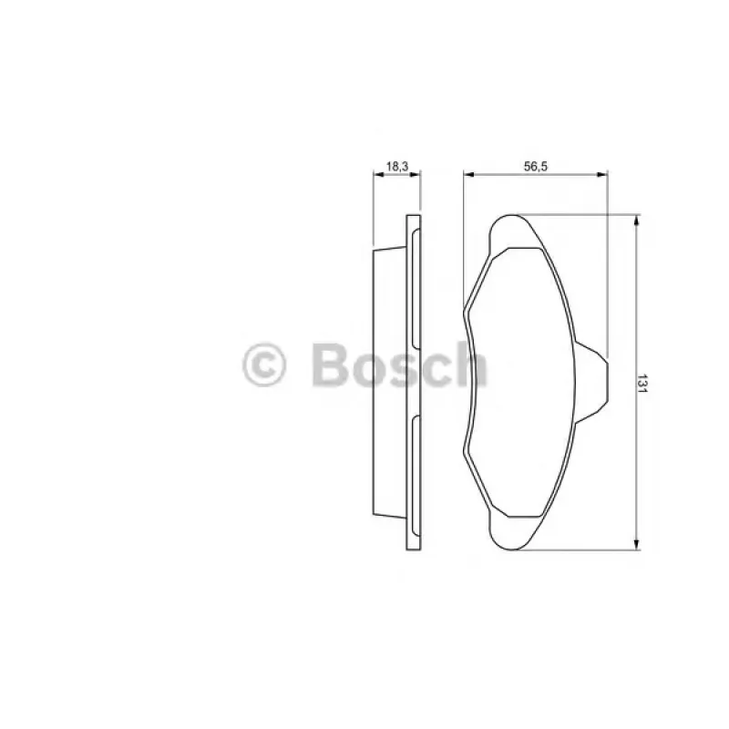 Колодки гальмівні (передні) Ford Escort V/VI 90-00/Orion III 90-93