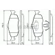 Колодки гальмівні (передні) Ford Mondeo I/II 93-00/Scorpio I/II 85-98