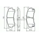 Колодки гальмівні (передні) Mazda 626 IV/V 91-02/MX-6 92-97/Ford USA Probe 93-98