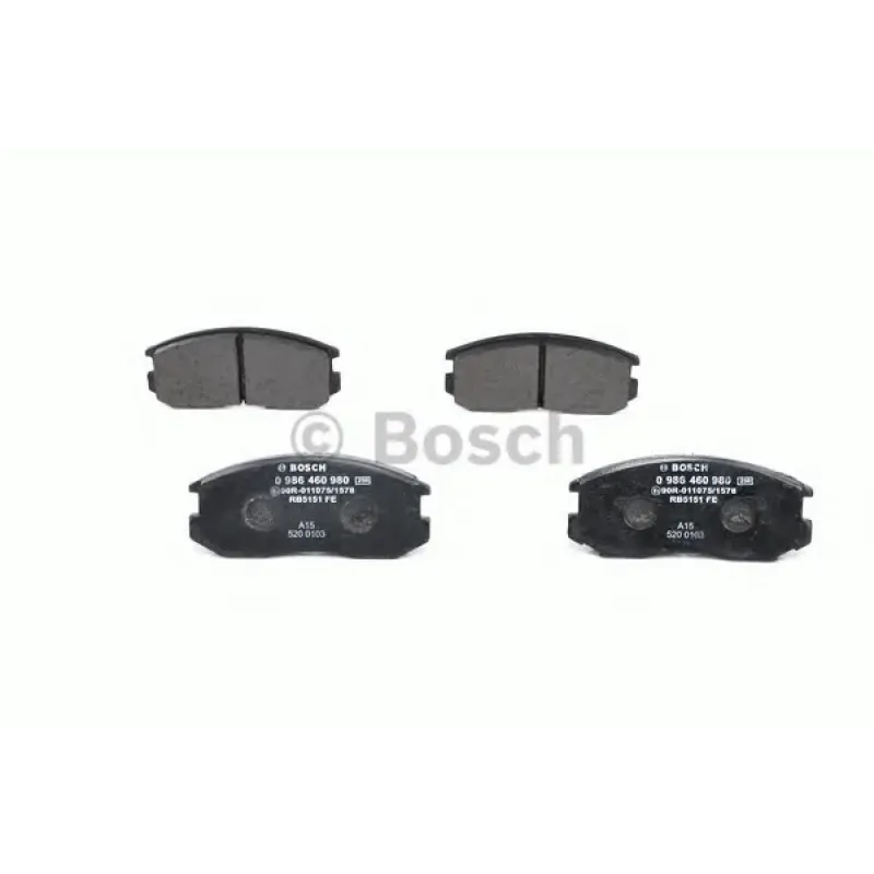 Комплект гальмівних колодок (передніх) Daihatsu Terios/Mitsubishi Colt/Lancer 1.3-1.6/1.8-2.0D 89-