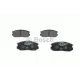 Комплект гальмівних колодок (передніх) Daihatsu Terios/Mitsubishi Colt/Lancer 1.3-1.6/1.8-2.0D 89-