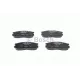 Комплект гальмівних колодок (передніх) Daihatsu Terios/Mitsubishi Colt/Lancer 1.3-1.6/1.8-2.0D 89-