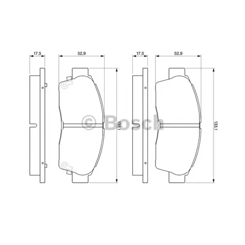 Колодки гальмівні (передні) Toyota Camry 90-02/Corolla 87-02/Rav4 94-00