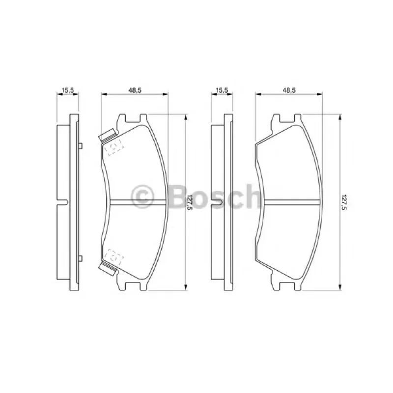Колодки гальмівні (передні) Hyundai Accent I/II 94-05/Getz 02-10/Elantra 90-00/Pony 85-95