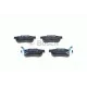 Колодки гальмівні (задні) Honda Civic V/VI 91-01/CRX II/Prelude III 87-92/Rover 93-05
