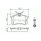Колодки гальмівні (задні) Citroen Berlingo/Peugeot Partner 1.6/2.0HDI 02-/VW Caddy 03- (з болтами)