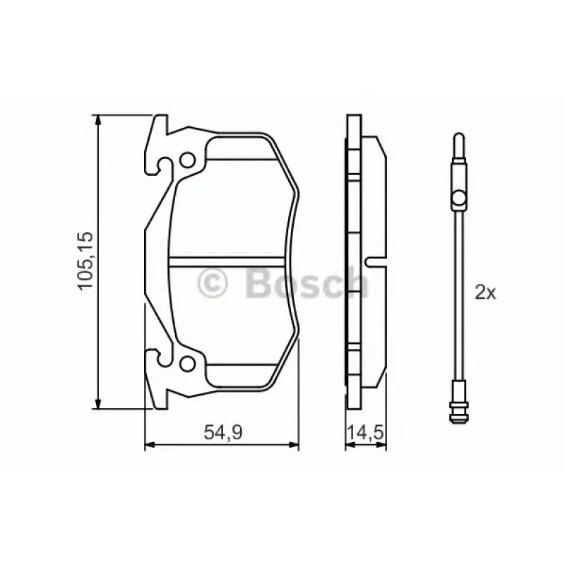 Колодки гальмівні (передні) Renault Twingo 96-07