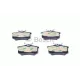 Колодки гальмівні (задні) Audi A4/A6/Skoda SuperB 01-09/Renault Clio 05-14/VW Golf/Passat 84-02
