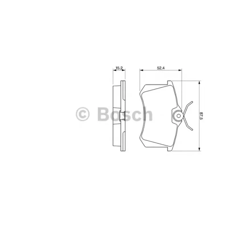 Колодки гальмівні (задні) Audi A4/A6/Skoda SuperB 01-09/Renault Clio 05-14/VW Golf/Passat 84-02