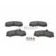 Колодки гальмівні (передні) Citroen C25/Fiat Ducato/Peugeot J5 81-94 (+датчики)