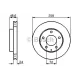 Диск гальмівний (передній) Mazda 6/MX-6 1.8-2.0 92-02/Premacy 99-05 (258x24)