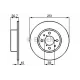 Диск гальмівний (задній) Alfa Romeo 164 87-98/Fiat Bravo/Stilo 01-14 (251.5x10)