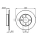 Диск гальмівний (задній) Seat Arosa/Cordoba/Ibiza 96-04/VW Polo 94-12 (231.8x8) (повний)