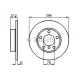 Диск гальмівний (передній) BMW 3 (E36) 90-00/Z3 (E36) 95-03 (286х12) 