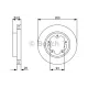 Диск гальмівний (передній) Ford Transit 2.2-2.4/3.2TDCI/2.3 16V 06-14 (280x28) (вентильований)